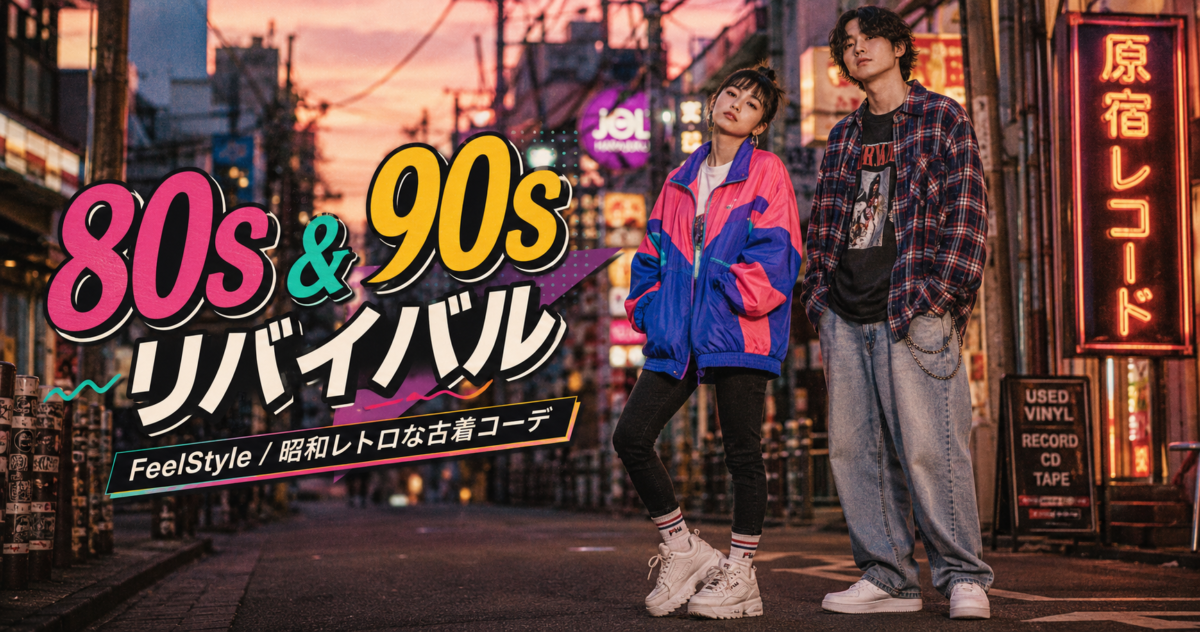 80s・90sファッションが今新鮮！若者に刺さる「昭和レトロ」な古着コーデの魅力